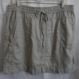 LG [adjustable] Lord & Taylor skirt 100%LINEN